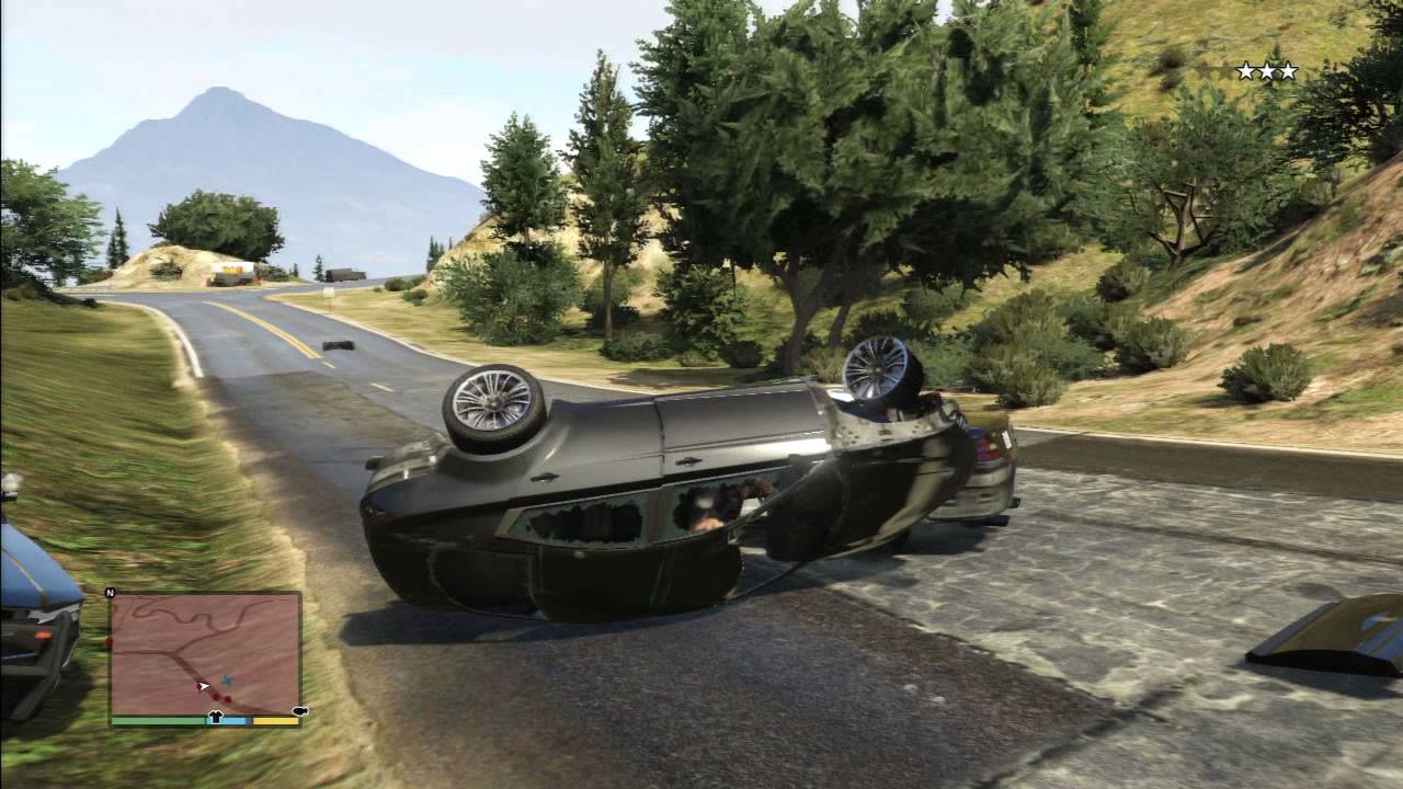 gta car crashes videos